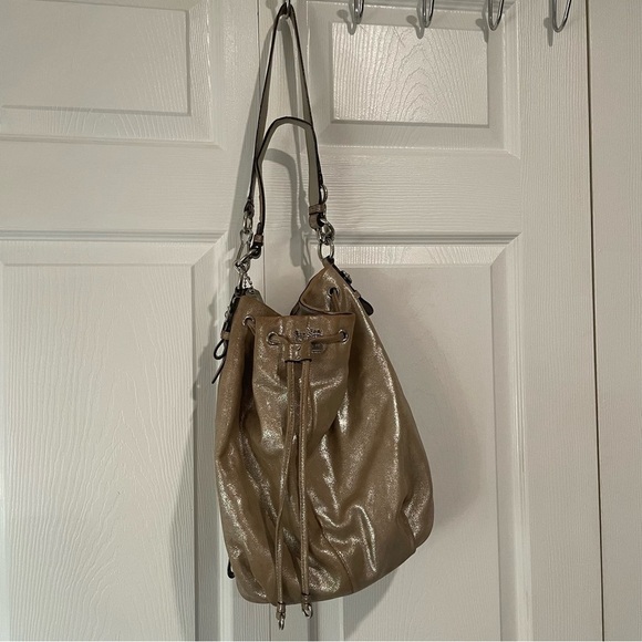 Coach Metallic Gold Hobo Bag - Picture 2 of 10